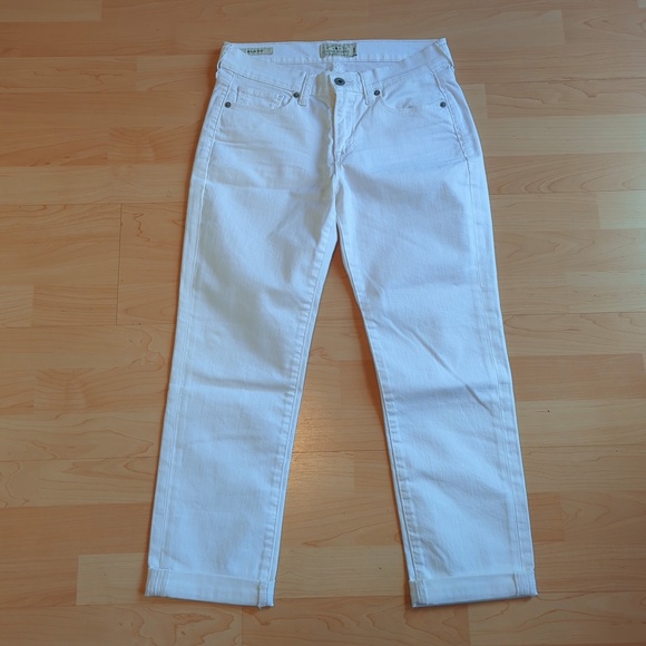 Lucky Brand White Cropped Jeans - Picture 5 of 14